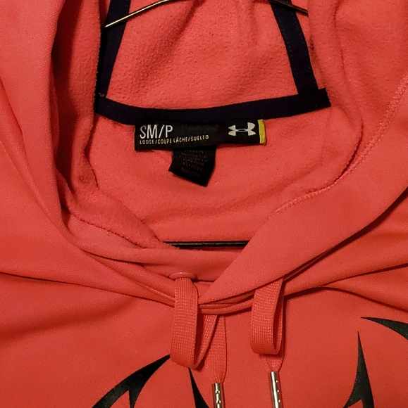 Neon Pink Under Armour Hoodie - Picture 3 of 3